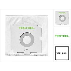 Festool SELFCLEAN Filtersack SC FIS-CT 36/5 für CT 36 Absaugmobil 5 Stück ( 496186 ), image 