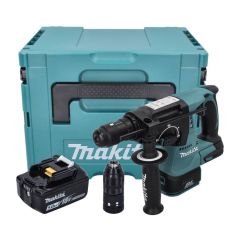 Makita DHR243T1J Akku-Bohrhammer 18V Brushless 2J SDS-Plus + Tiefenanschlag + 1x Akku 5,0Ah + Koffer - ohne Ladegerät, image 