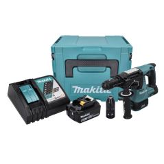 Makita DHR243RG1J Akku-Bohrhammer 18V Brushless 2J SDS-Plus + Tiefenanschlag + 1x Akku 6,0Ah + Ladegerät + Koffer, image 