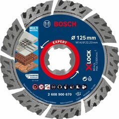 Bosch EXPERT X-LOCK Multi Material 125 x 22,23 x 2,4 x 12 mm (2 608 900 670), image 