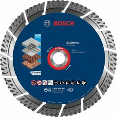 Bosch EXPERT Multi Material Diamant Trennscheibe 230x22.23x2.4x15 (2 608 900 663), image 