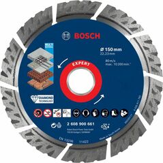 Bosch EXPERT Multi Material Diamant Trennscheibe 150x22.23x2.4x12 (2 608 900 661), image 
