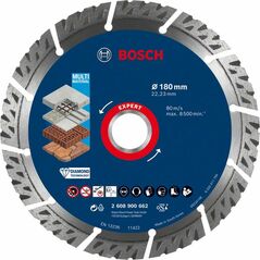 Bosch EXPERT Multi Material Diamant Trennscheibe180x22.23x2.4x12 (2 608 900 662), image 