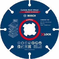 Bosch EXPERT X-LOCK Carbide Multiwheel 115x22.23mm (2 608 901 192), image 