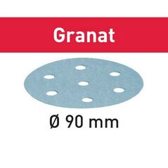 Festool Schleifscheibe STF D90/6 P1200 GR/50 Granat (498329), image 