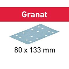 Festool Schleifstreifen STF 80x133 P80 GR/10 Granat (497128), image 