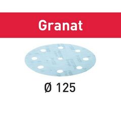Festool Schleifscheibe STF D125/8 P1500 GR/50 Granat (497182), image 