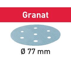 Festool Schleifscheibe STF D77/6 P500 GR/50 Granat (497413), image 