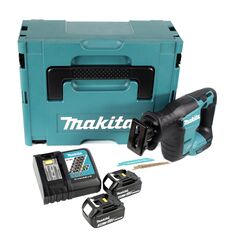 Makita DJR188RFJ Akku-Reciprosäge 18V Brushless 255mm + 2x Akku 3,0Ah + Ladegerät + Koffer, image 