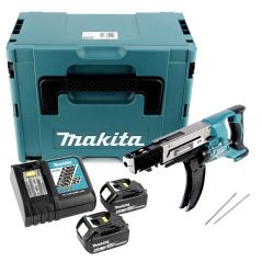 Makita DFR750RMJ Akku-Magazinschrauber 18V + 2x Akku 4,0Ah + Ladegerät + Koffer, image 