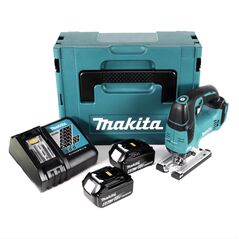 Makita DJV182RGJ Akku-Pendelhubstichsäge 18V Brushless 135mm + 2x Akku 6,0Ah + Ladegerät + Koffer, image 