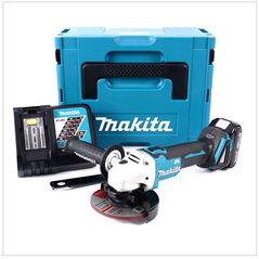 Makita DGA504RY1J Akku-Winkelschleifer 18V Brushless 125mm + 1x Akku 1,5Ah + Ladegerät + Koffer, image 