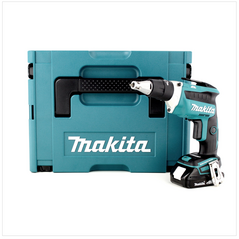Makita DFS452Y1J Akku-Schnellbauschrauber 18V Brushless 1/4" + 1x Akku 1,5Ah + Koffer - ohne Ladegerät, image 