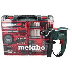 Metabo SBE 650 SET Schlagbohrmaschine 650W 1/2"-20UNF 10Nm + Tiefenanschlag + Koffer, image 