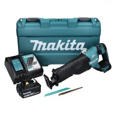 Makita DJR187RG1K Akku-Reciprosäge 18V Brushless 255mm + 1x Akku 6,0Ah + Ladegerät + Koffer, image 
