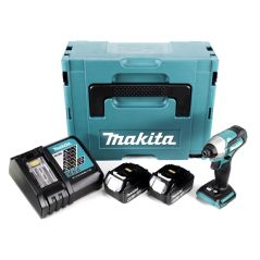Makita DTD155RMJ Akku-Schlagschrauber 18V Brushless 1/4" 140Nm + 2x Akku 4,0Ah + Ladegerät + Koffer, image 