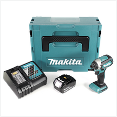 Makita DTD153RF1J Akku-Schlagschrauber 18V Brushless 1/4" 170Nm + 1x Akku 3,0Ah + Ladegerät + Koffer, image 