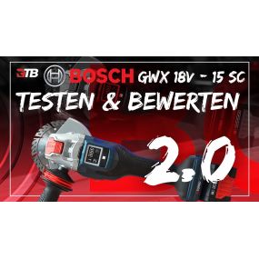 Thumbnail zum Youtube Video: EUER Profi-Fazit zum Winkelschleifer GWX18V-15 SC von Bosch! TESTEN & BEWERTEN!