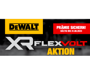 DeWalt FlexVolt Aktion Banner