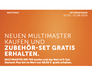 FEIN Top Deal 2024: Multimaster und Zubehör-Set gratis erhalten!