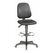 bimos Arbeitsdrehstuhl Unitec mit Gleiter und Fußring und Stoff schwarz Sitzhöhe 580-850 mm, image 