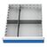 Bedrunka+Hirth Schubladeneinsatz Serie 500 Mittelfachschienen mit 2 Trennwänden, image 