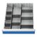 Bedrunka+Hirth Schubladeneinsatz Serie 500 Mittelfachschienen mit 8 Trennwänden, image 