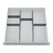 Bedrunka und Hirth Schubladeneinsatz Serie 700 Mittelfachschienen mit Trennwänden für 100 mm, image 