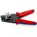 KNIPEX 12 12 02 Präzisions-Abisolierzange mit Formmessern mit Mehrkomponenten-Hüllen brüniert 195 mm, image 