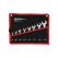 GEDORE red Doppelmaulschlüssel Satz, Set 8-tlg, SW 6-22 mm, metrisch, kurz, Schraubenschlüssel Set mit Rolltasche, R05126008, image 