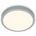 Ner Leuchten –Deckenlampe led, Deckenleuchte, warmweißes Licht, Aufbaulampe, Aufbauleuchte, Silberfarbig, Ø280x40 mm - Brilo, image 