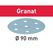 Festool Schleifscheibe STF D90/6 P280 GR /100 Granat (497850), image 