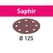 Festool Schleifscheibe STF D125/8 P24 SA/25 Saphir (493124), image 