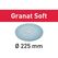 Festool Schleifscheibe STF D225 P320 GR S/25 Granat Soft (204227), image 