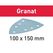 Festool Schleifblatt STF DELTA/7 P180 GR/100 Granat (497140), image 