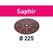 Festool Schleifscheibe STF D225/48 P24 SA/25 Saphir (205650), image 