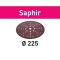 Festool Schleifscheibe STF D225/48 P24 SA/25 Saphir (205650), image 
