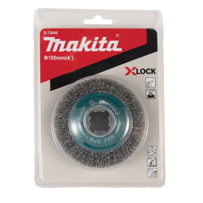 Makita Kegelbürste 100 mm Metall X-LOCK, image _ab__is.image_number.default