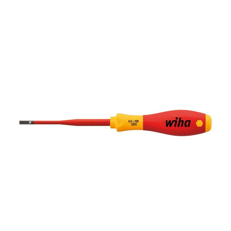 Wiha Schraubendreher SoftFinish® electric slimFix Schlitz (39560) 4,0 mm x 100 mm, image 