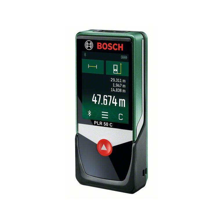 Bosch PLR 50 C Laser-Entfernungsmesser 3 x 1,5-V-LR03 (AAA) 0,05 - 50,00m (0603672200), image 