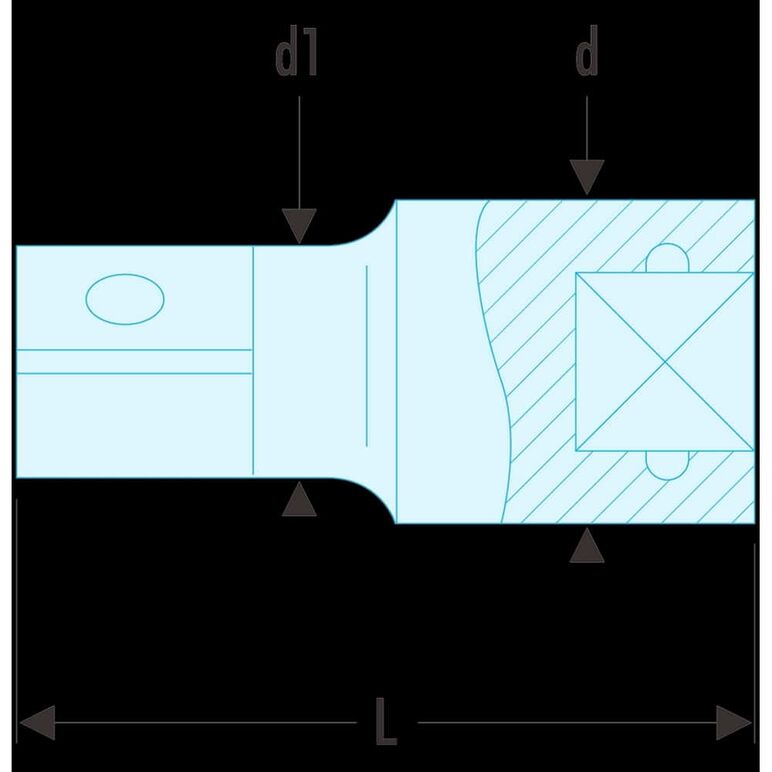 Facom Verlaengerung 1/2" 130 mm, image _ab__is.image_number.default