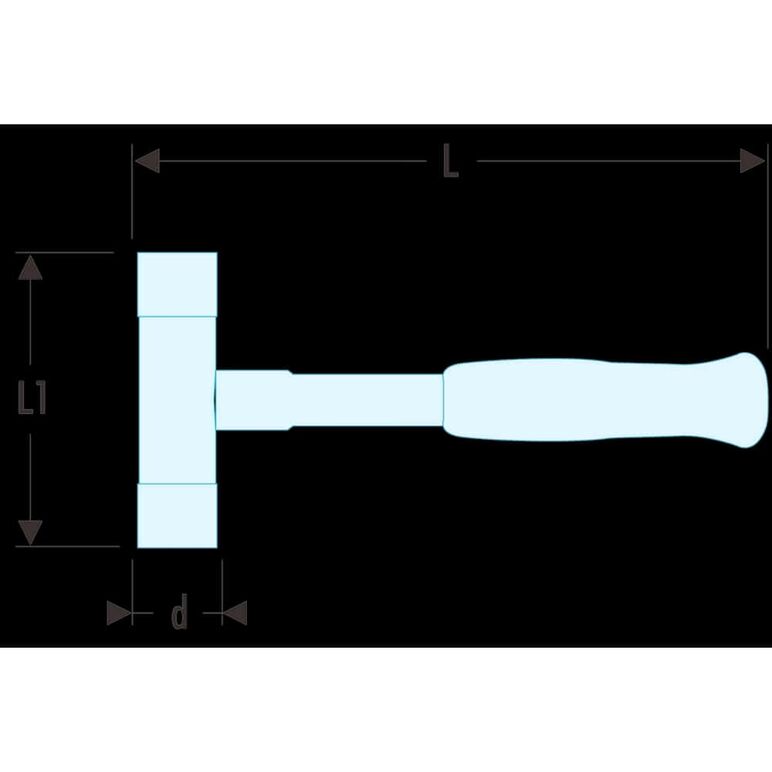 Facom Rueckschlagfreier Hammer 60 mm, image _ab__is.image_number.default