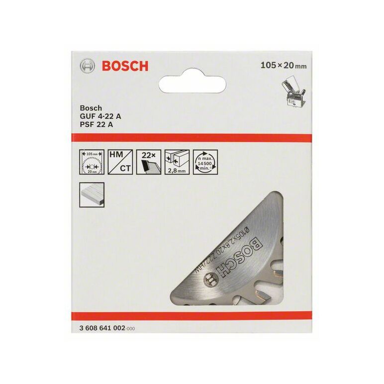 Bosch Scheibenfräser, 105 x 20 x 2,8 mm, 22 (3 608 641 002), image _ab__is.image_number.default