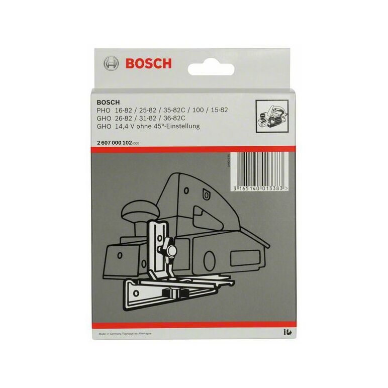 Bosch Parallelanschlag, ohne 45°-Einstellung für Bosch-Handhobel (2 607 000 102), image _ab__is.image_number.default