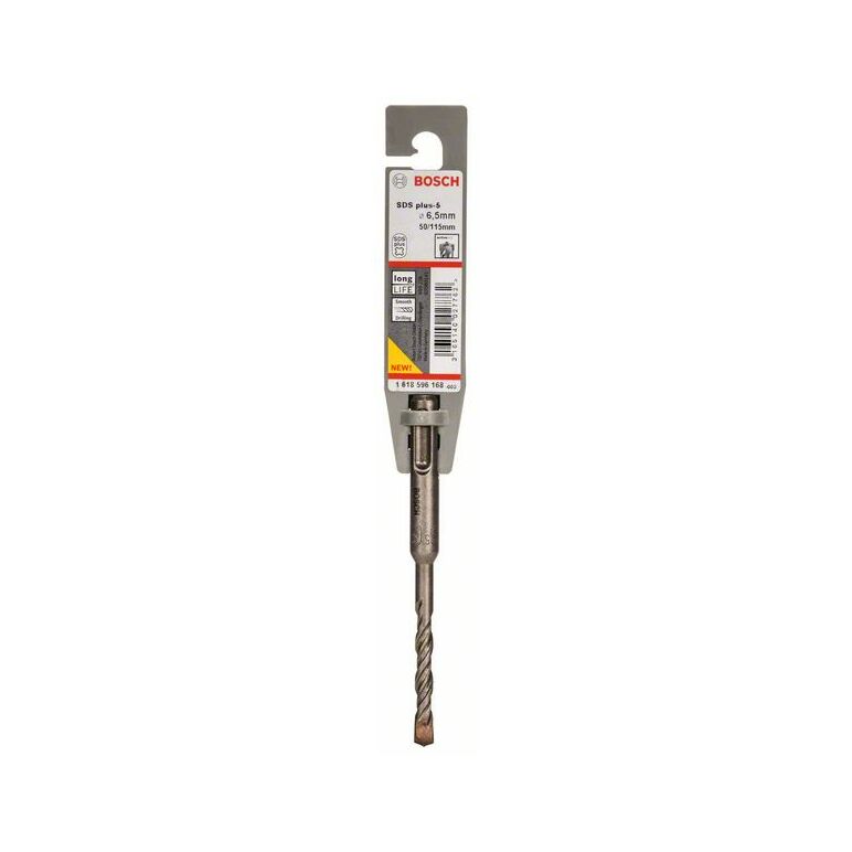 Bosch Hammerbohrer SDS plus-5, 6,5 x 50 x 115 mm (1 618 596 168), image _ab__is.image_number.default