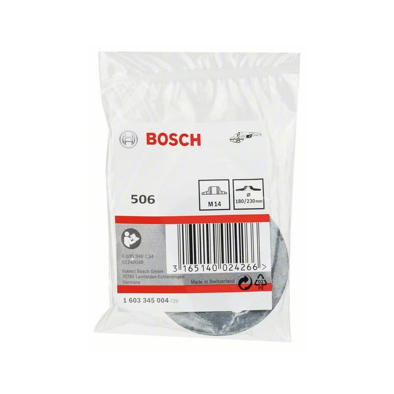 Bosch Rundmutter mit Flanschgewinde M 14, Durchmesser: 180/230 mm (1 603 345 004), image 