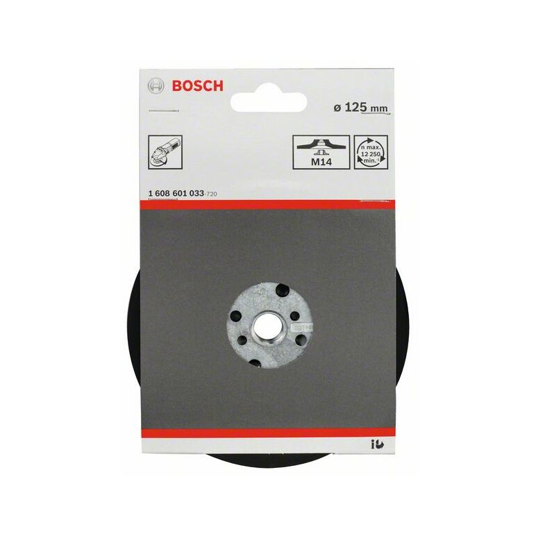 Bosch Stützteller Standard, M14, 125 mm, 12 500 U/min (1 608 601 033), image 