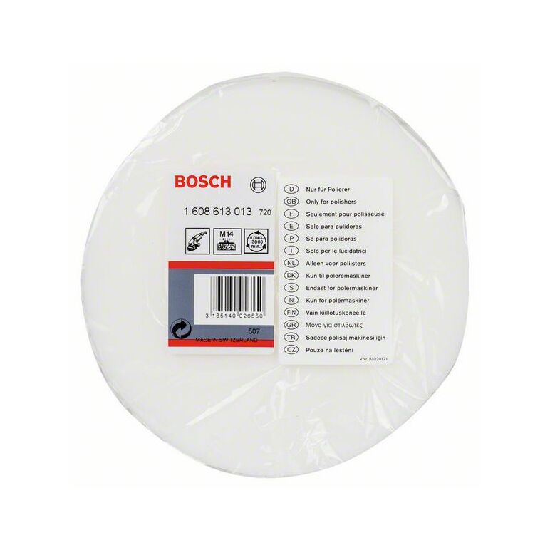 Bosch Polierschwamm mit Gewinde M 14 für Polierer, 160 mm (1 608 613 013), image _ab__is.image_number.default