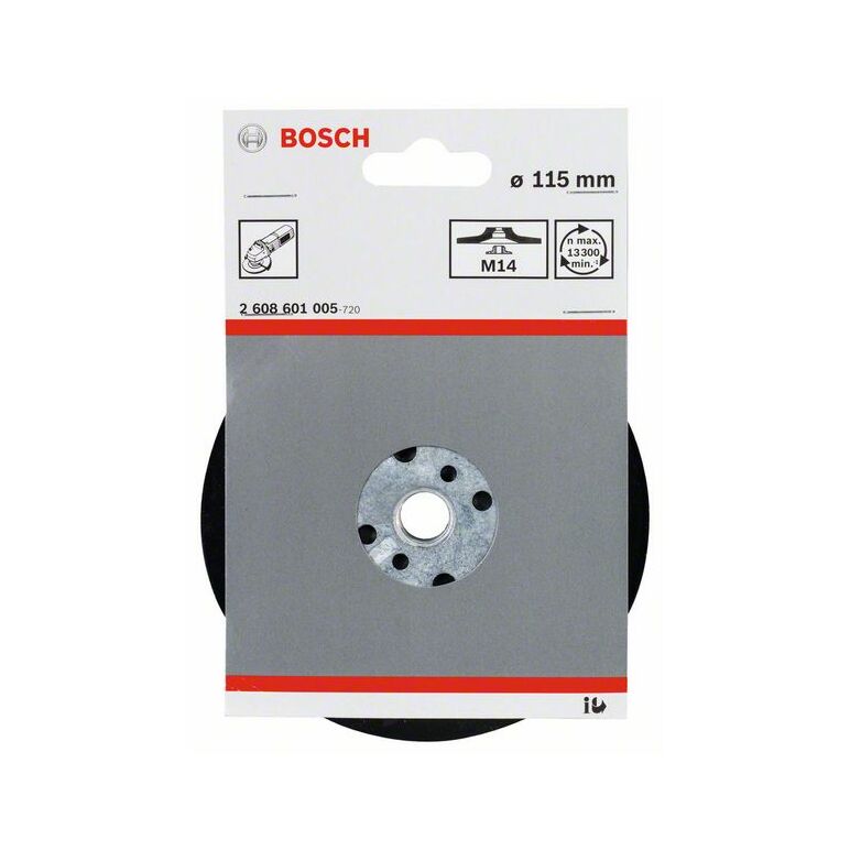 Bosch Stützteller Standard, M14, 115 mm, 13 300 U/min (2 608 601 005), image _ab__is.image_number.default