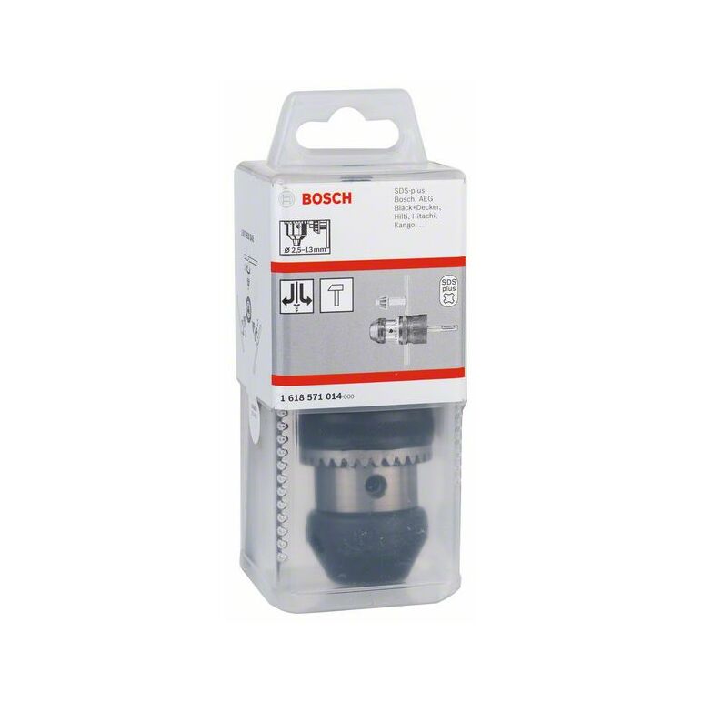Bosch Zahnkranzbohrfutter bis 13 mm, 2,5 - 13 mm, SDS plus, mit Spannkraft-Sicherung (1 618 571 014), image 